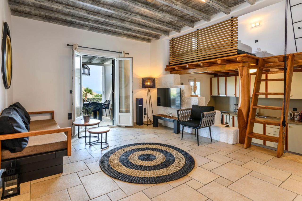 Aurora Mykonos Villas คาลาฟาติส ภายนอก รูปภาพ