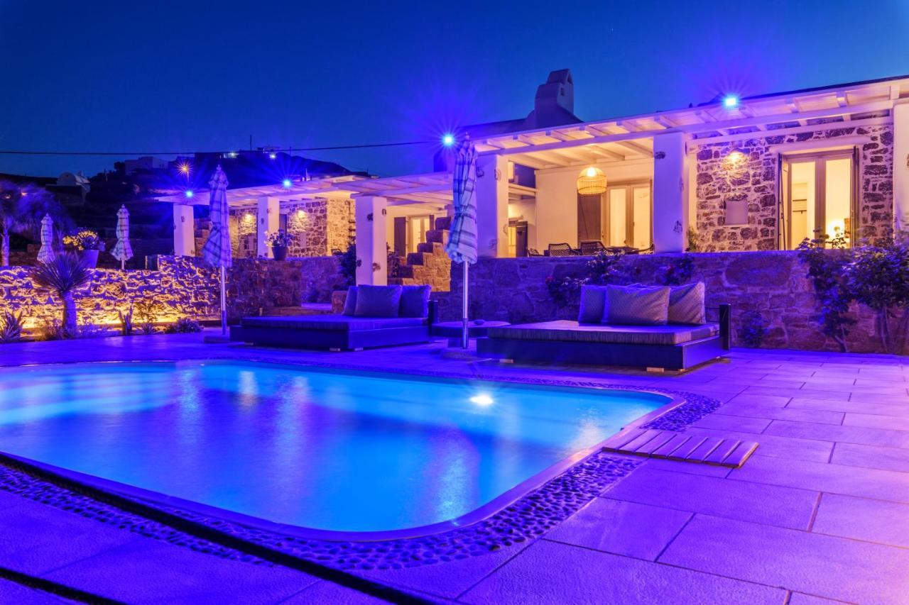Aurora Mykonos Villas คาลาฟาติส ภายนอก รูปภาพ