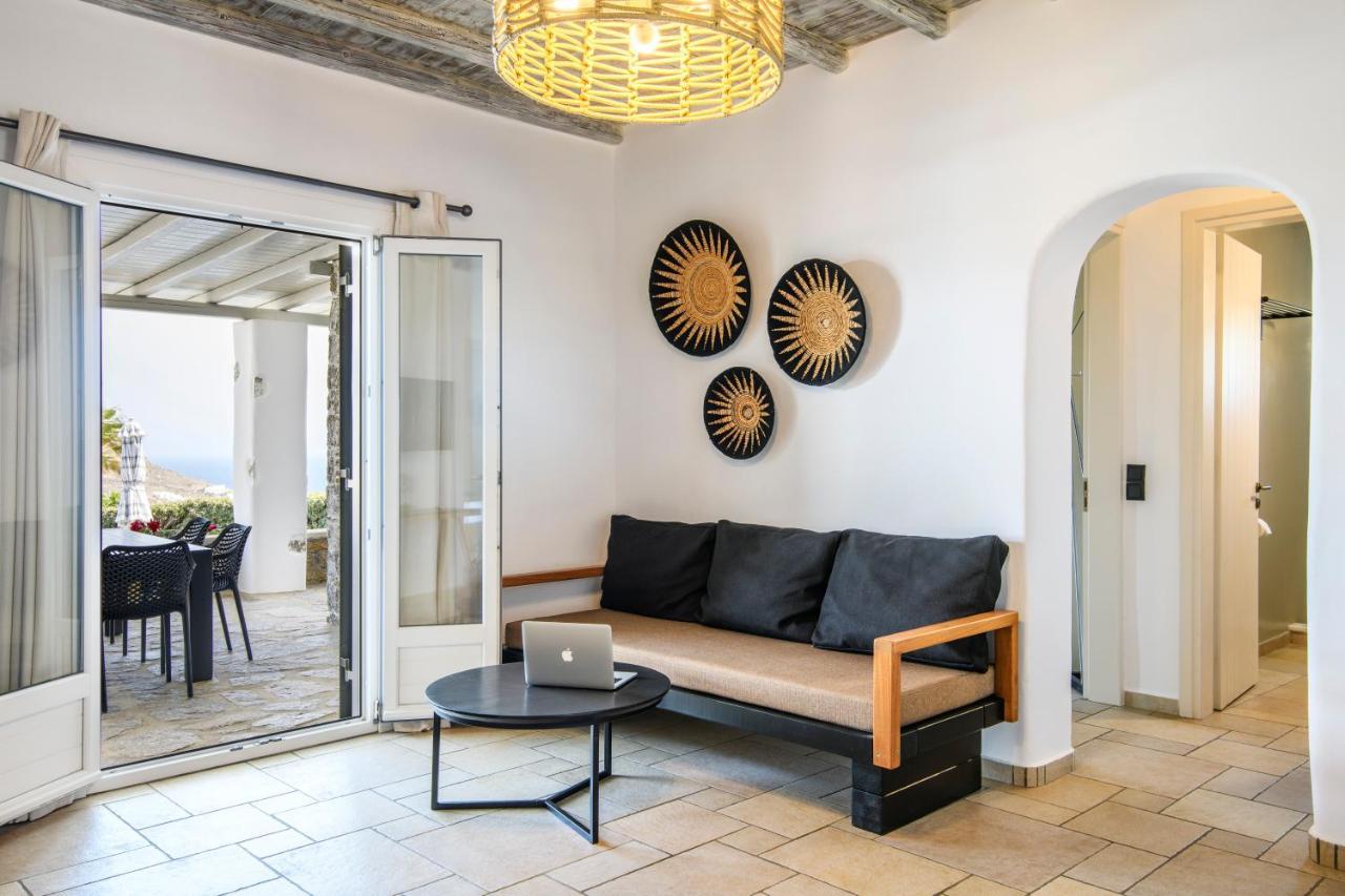 Aurora Mykonos Villas คาลาฟาติส ภายนอก รูปภาพ