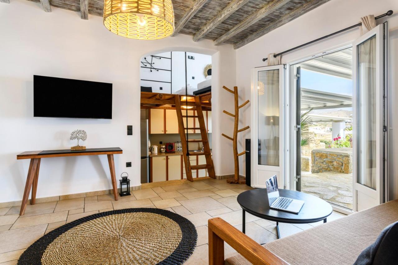 Aurora Mykonos Villas คาลาฟาติส ภายนอก รูปภาพ