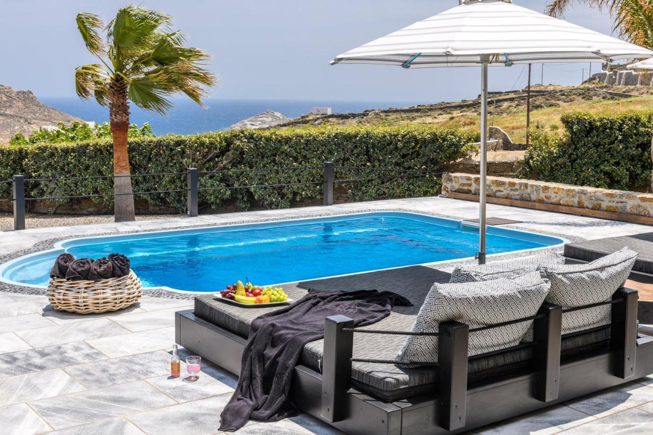 Aurora Mykonos Villas คาลาฟาติส ภายนอก รูปภาพ