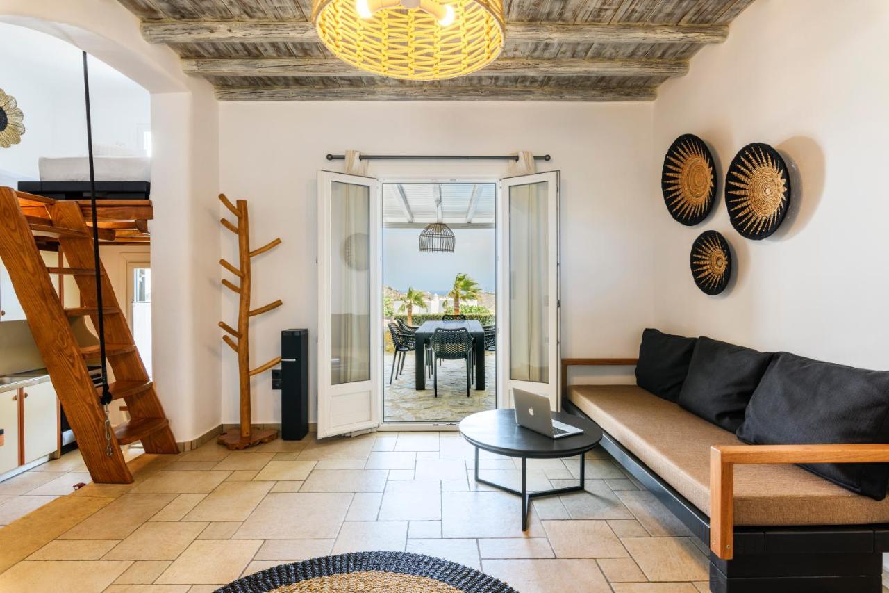 Aurora Mykonos Villas คาลาฟาติส ภายนอก รูปภาพ